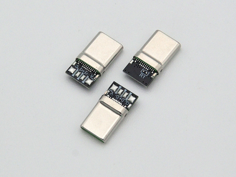 Type-C 24-pin connector with a 56K ohm resistor